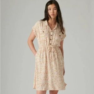 Lucky Brand Floral Shirt Dress